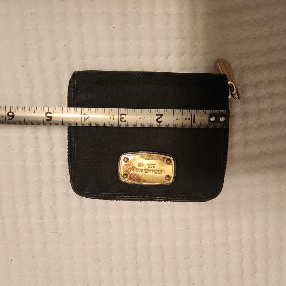 Michael Kors Black and Gold Wallet - Picture 7 of 8